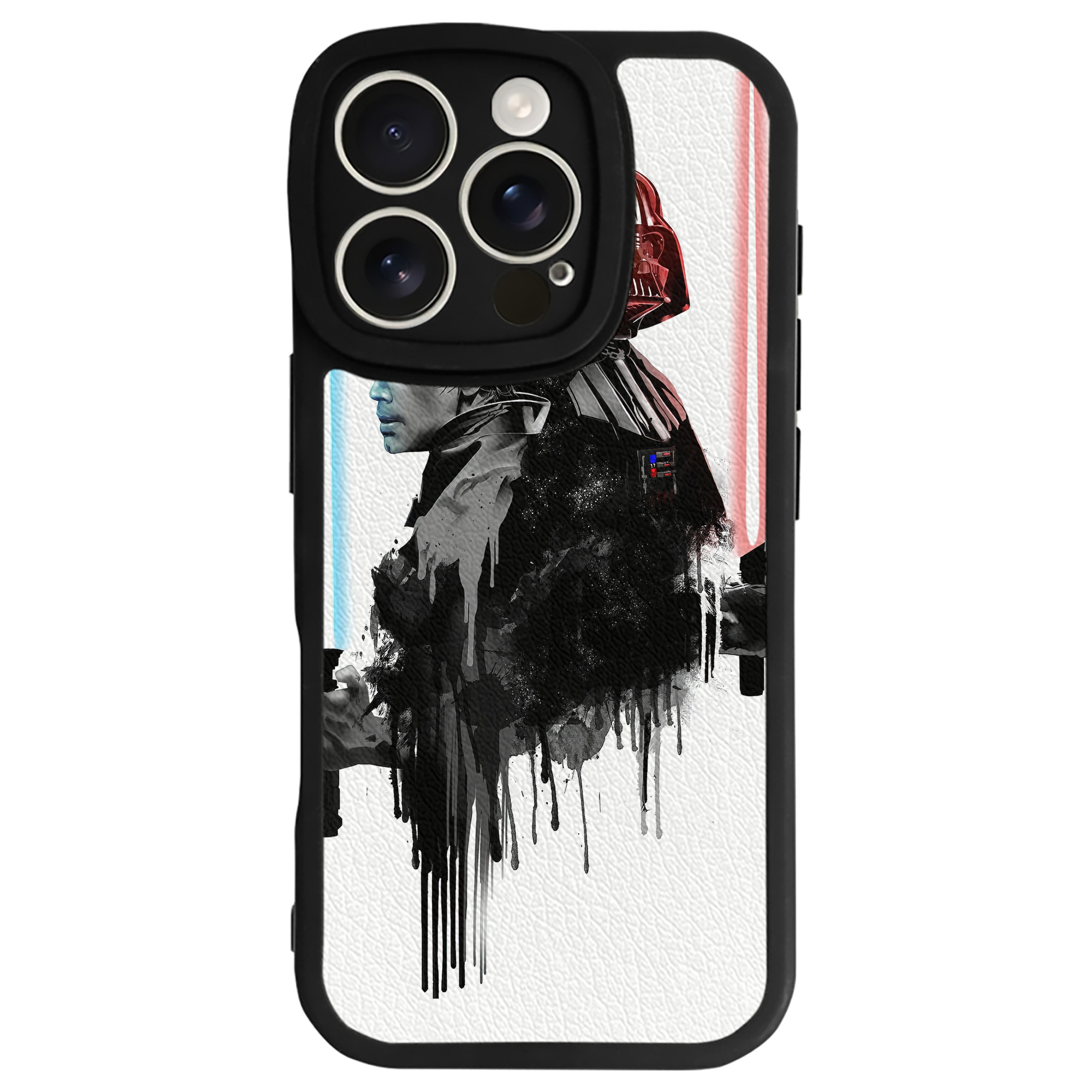 （画像用） スター・ウォーズ Star Wars 【iPhone 16シリーズ対応】シリコンスマホケース（レザー調） 材質：シリコン